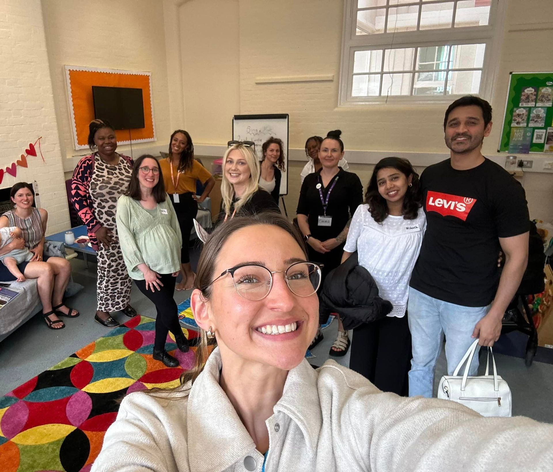 Workshop with the families in mind team