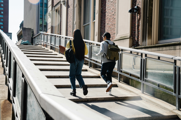 people walking on walkway